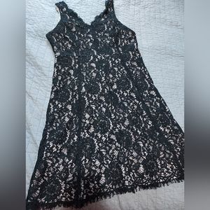 Tan and Nude lace dress